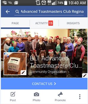 BLT on Facebook